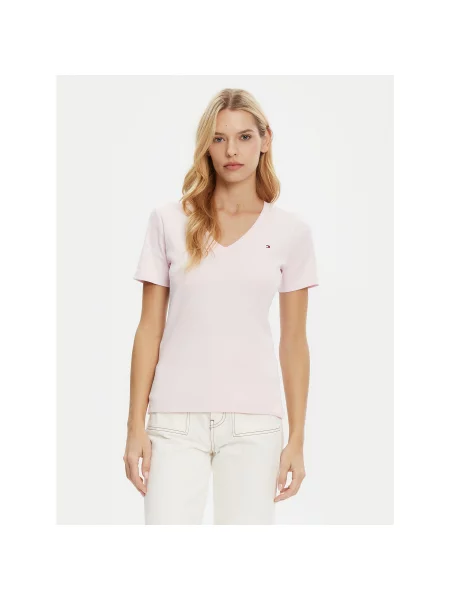 Tommy Hilfiger T-Shirt New Cody Slim Fit ροζ