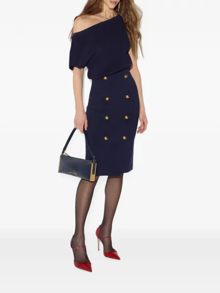 Rochie Elisabetta Franchi tricotate albastru