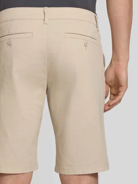Bermudy o kroju regular fit z mieszanki bawełny model PHOENIX' S.oliver Red Label białe