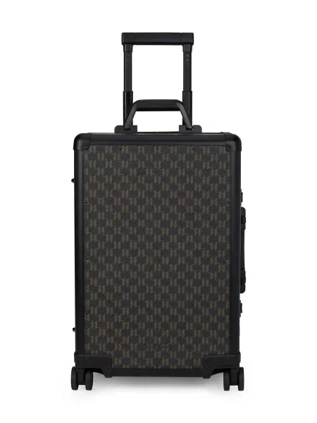 Karl Lagerfeld Kufr na kolečkách karamelová černá