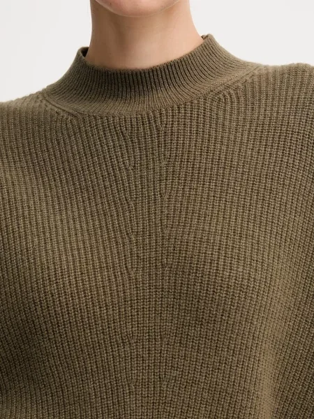 Светр із додаванням вовни OUI гольф зелений