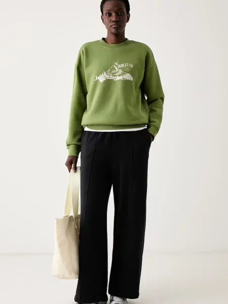 Hurley hanorac pentru femei cu verde