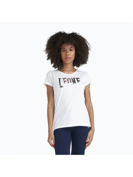 Olcsóbban. Női póló LEONE Big Logo Basic Basic whisper white. Méret: L fehér