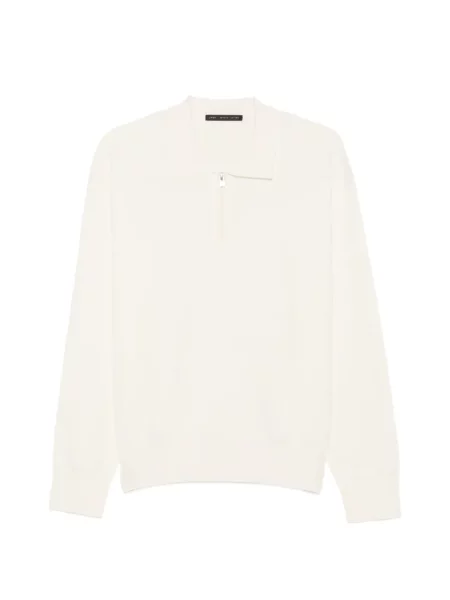 Tricou polo Low Brand alb
