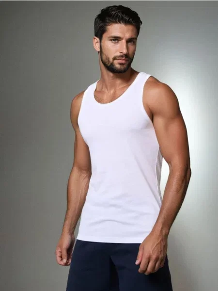 Tílko košile Sinsay bílá