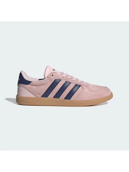 Sneakersy z nadrukiem z logo model ‘BREAKNET SLEEK’ różowe