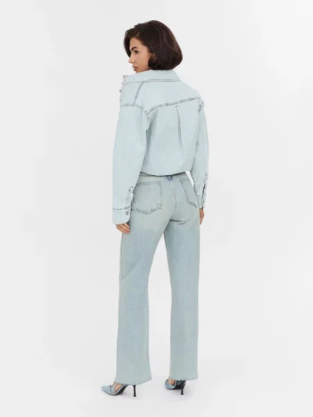 Прямі джинси FASHIONISTA блакитний