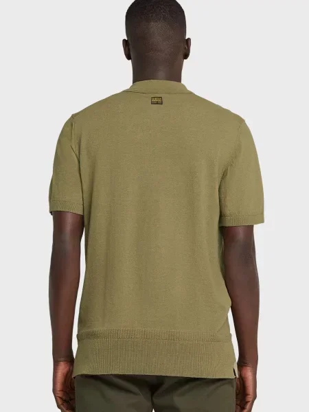 Трикотажне поло G-star Raw зелене