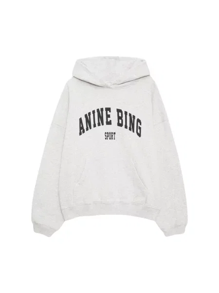 Bluza z kapturem Anine Bing szara