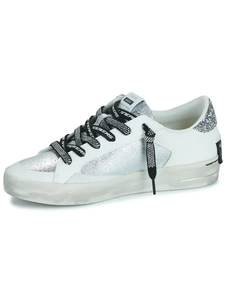 Crime London sneakers din piele DELUXE alb
