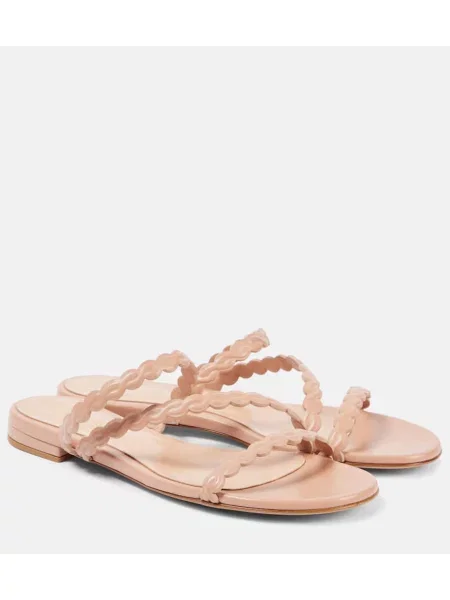 Sandale Gianvito Rossi din piele roz