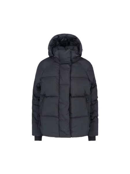 Lniana parka Canada Goose czarna