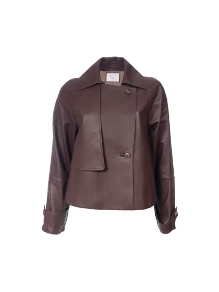 Kurtka skórzana Diego M brązowa