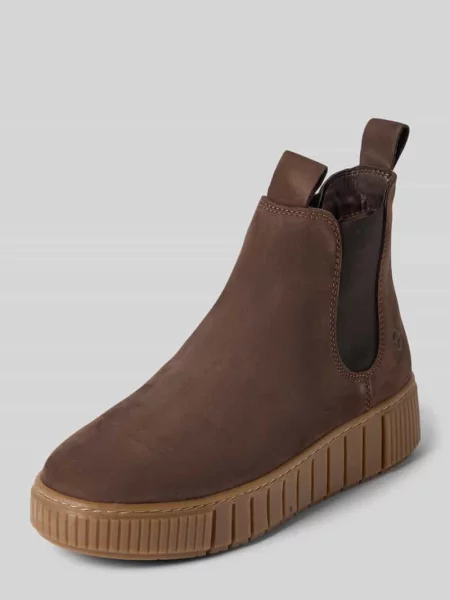 Buty chelsea z naturalnej skóry bydlęcej Tamaris