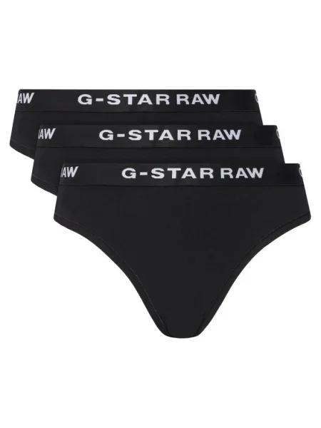 G-Star Raw Set 3 perechi de chiloți de damă clasici negru