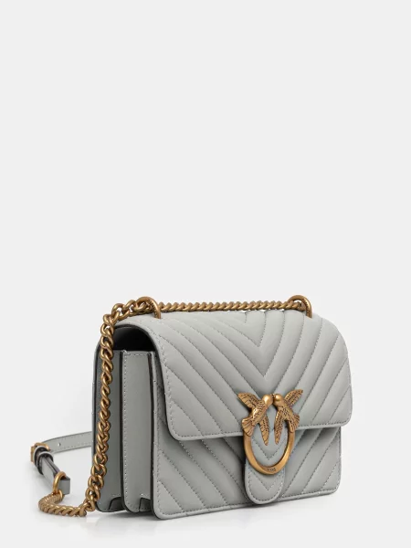 Crossbody kabelka Pinko sivá