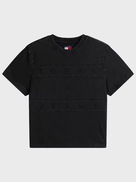 Футболка Tommy Jeans чорна