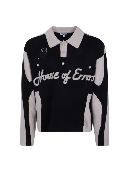 Dzianinowy sweter House Of Errors czarny