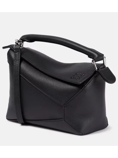 Top Loewe din piele negru