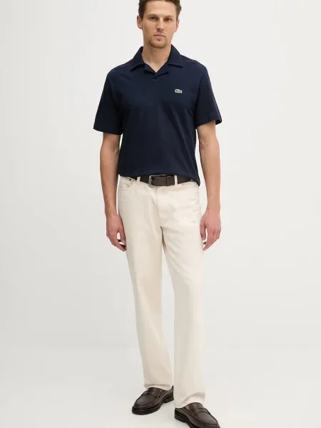 Lacoste tricou polo cu in albastru