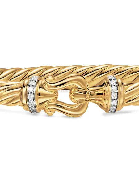 Brăţară David Yurman cu cataramă galben