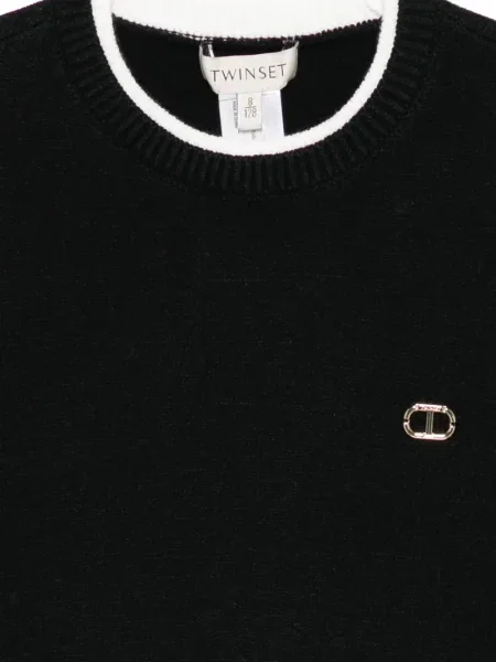Sweter dziecięcy Twinset czarny