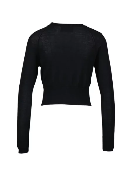 Cardigan Simone Rocha de lână negru
