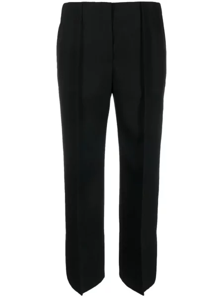 Cropp pantaloni Jil Sander de lână negru