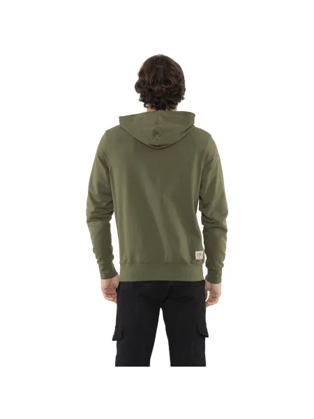 Fleece fleece melegítő felső Leone 1947 zöld