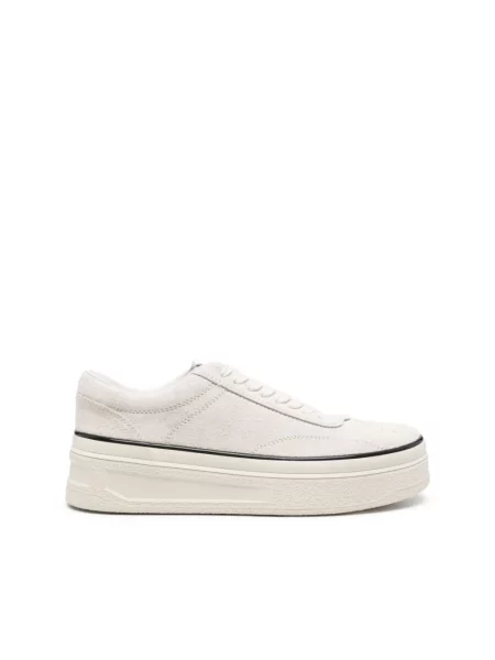 Sneakersy Jil Sander zamszowe białe