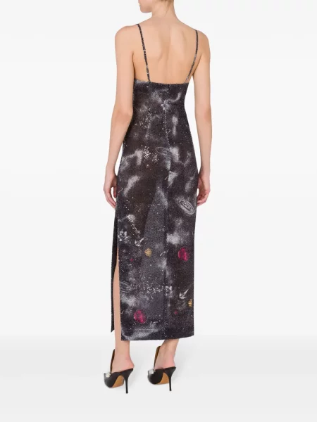 Džínsové šaty Moschino Jeans sivá