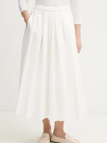 Weekend Max Mara Пола с лен PIO бежово