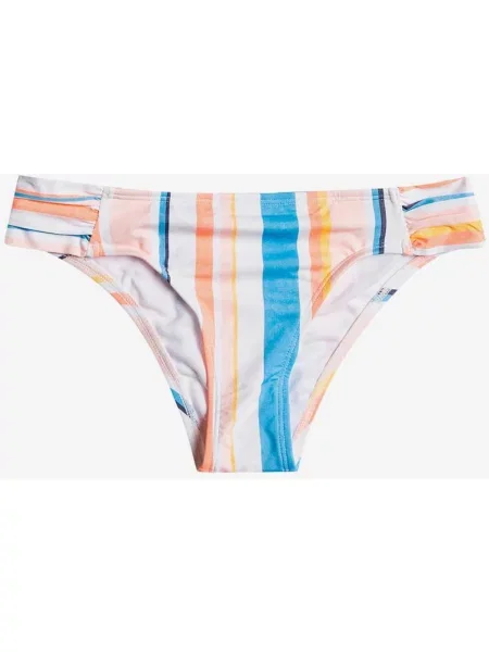 Dół od bikini Roxy Beach Classics biało-niebieski S białe