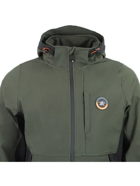 Geacă Peak Mountain softshell kaki