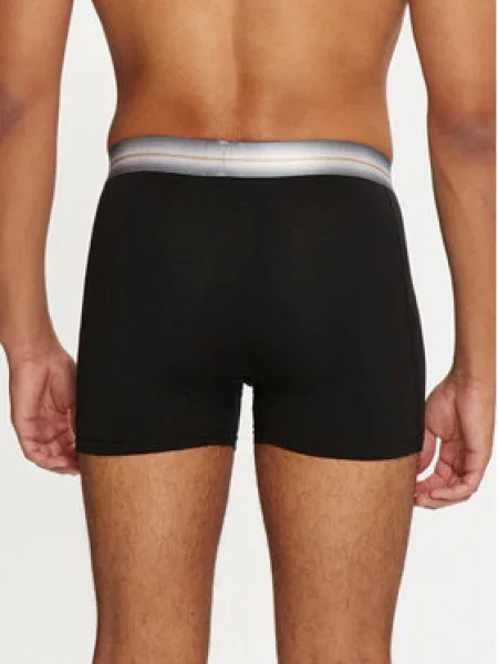 Boxerky Basic Trunk 3 pary black/navy blue černé