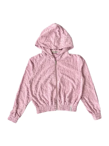 Bluza z kapturem Hinnominate z kapturem różowa