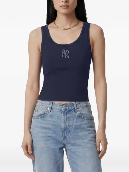 Decupat top Sporty & Rich albastru