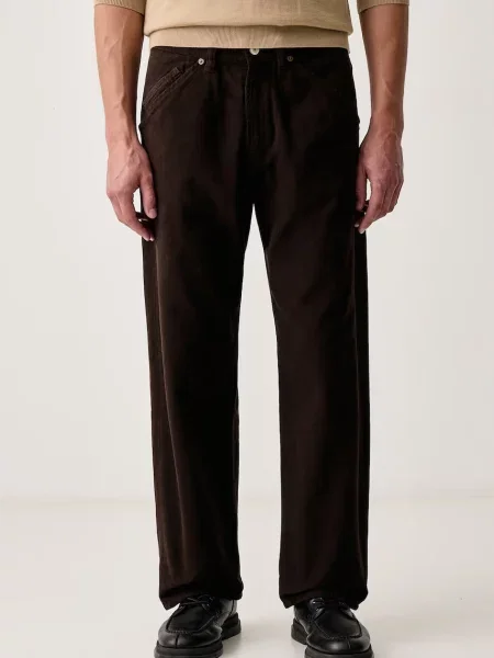 PS Paul Smith jeansy relaxed fit brązowe