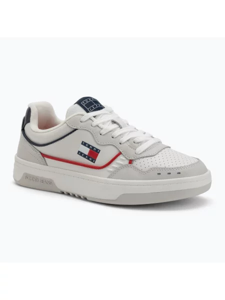 Кожаные кроссовки Tommy Jeans белые