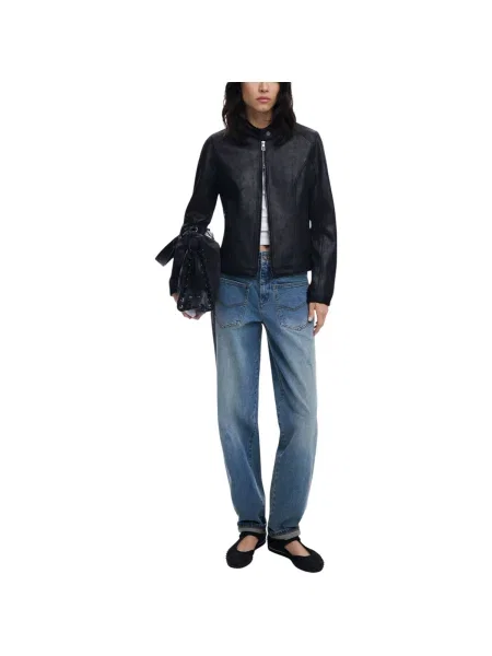 Desigual geacă BASIC de tranziție negru