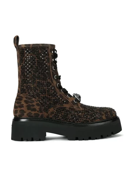 Kurt Geiger London workery dámske semišové Chelsea Perf Boot hnedá