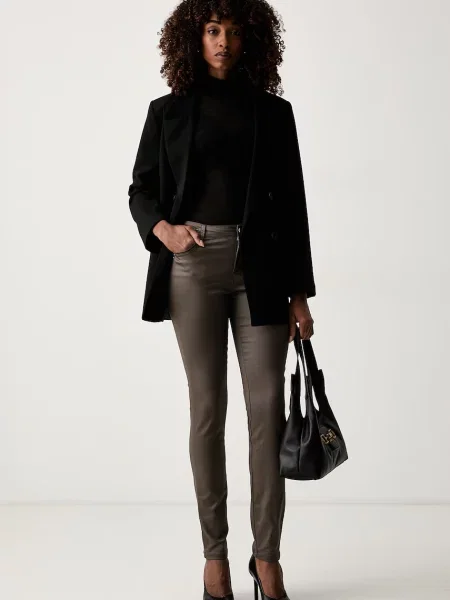 Morgan штани slim fit з бавовною