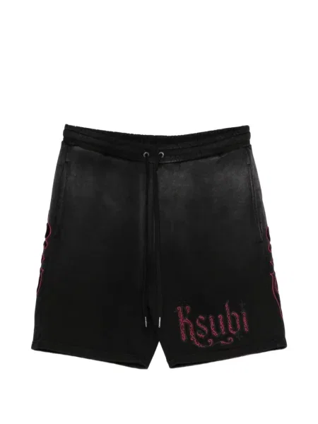 Pantaloni scurți Ksubi negru