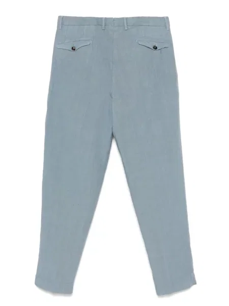 Pantaloni Dell'oglio plisate albastru
