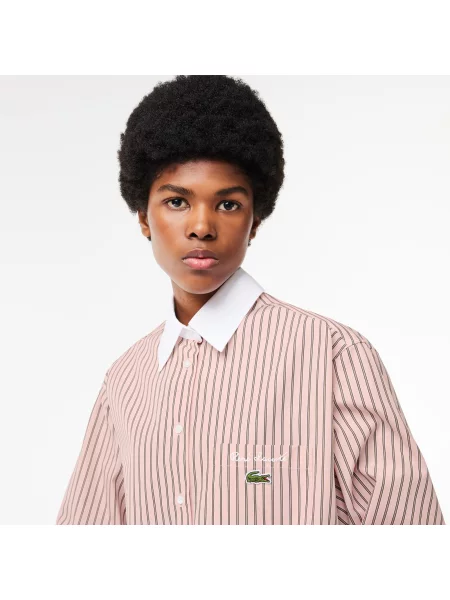 Рубашка Lacoste красная