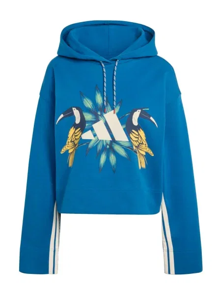 ADIDAS SPORTSWEAR Sportovní mikina FARM / marine / žlutá / offwhite modrá