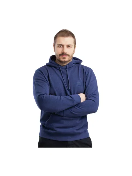 Bluza z kapturem Hugo Boss niebieska