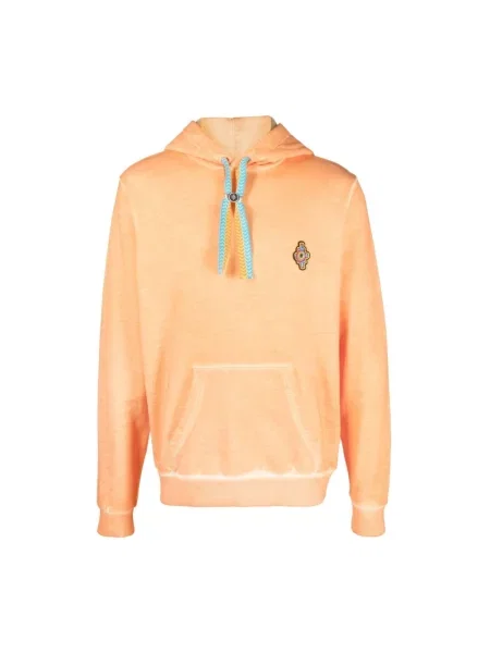 Bluza z kapturem Marcelo Burlon pomarańczowa