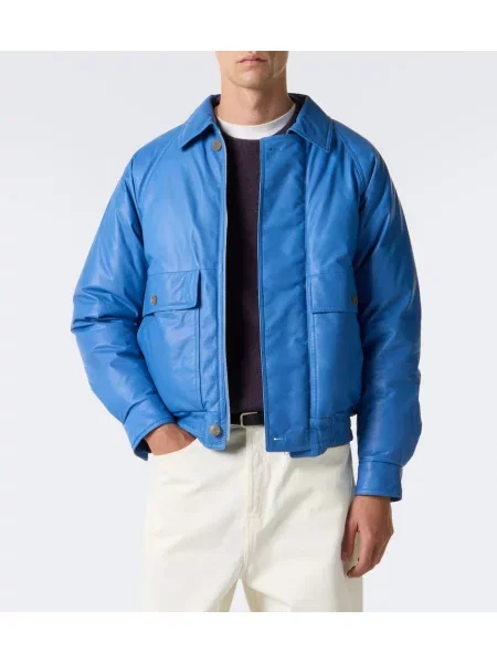 Geanta de piele Auralee albastru