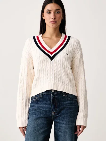 Tommy Jeans Pulover bej